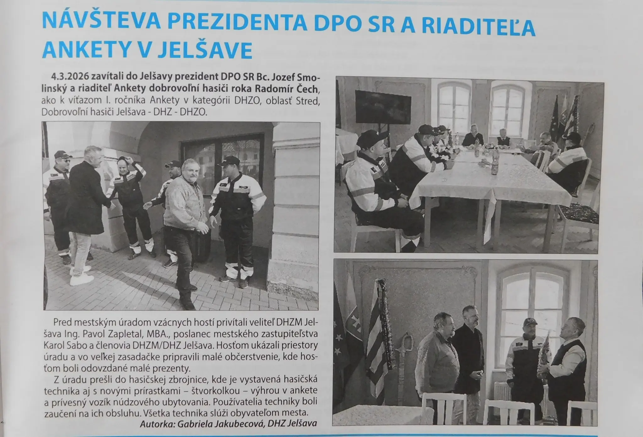 Písali v Požiarniku 4/26