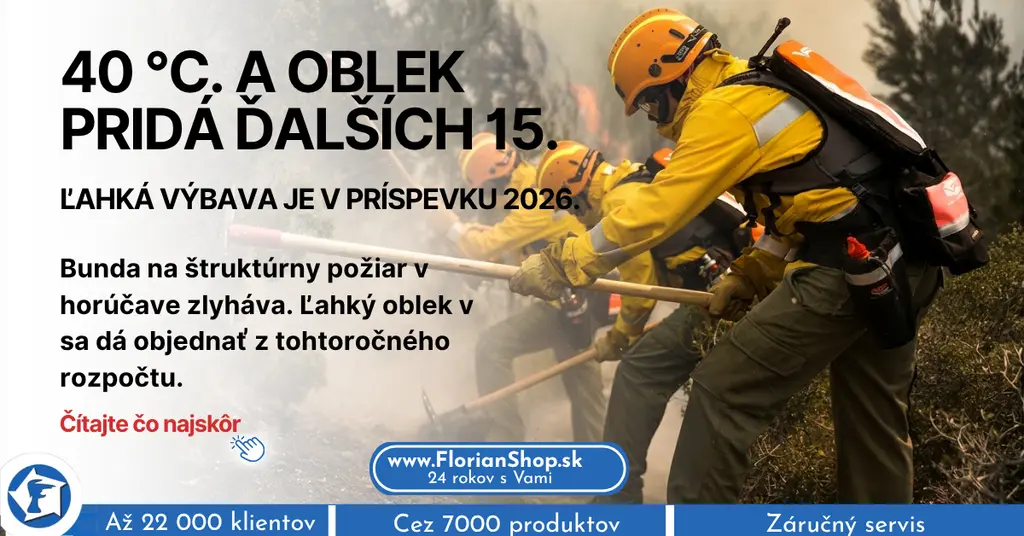 Lesné požiare na Slovensku: aká výbava rozhoduje pri 40 °C